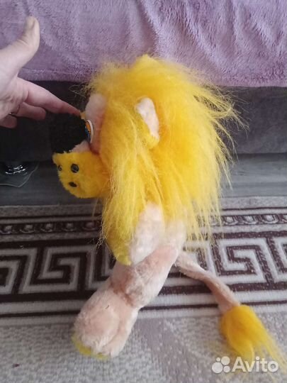 Мягкая игрушка львенок,большая