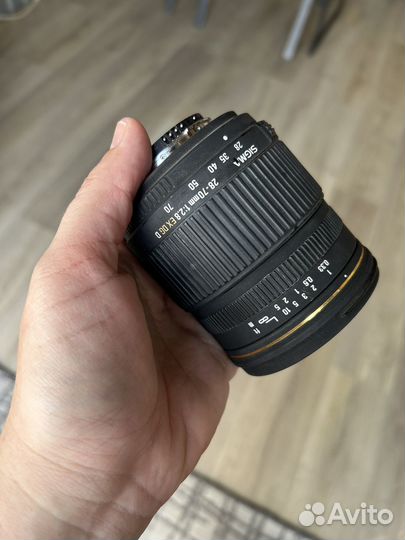 Объектив sigma 28-70 f2,8 ex dg d