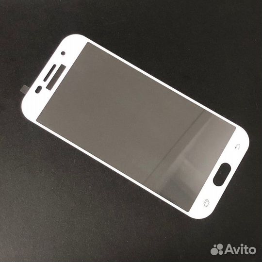 Защитное стекло для samsung A5 2017 белое