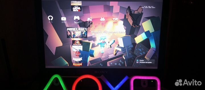 PS3 Slim 1 тб Прошитая 100 + 1360 игр