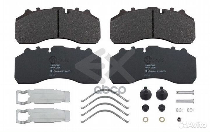 Колодки тормозные 29061EHD exovo