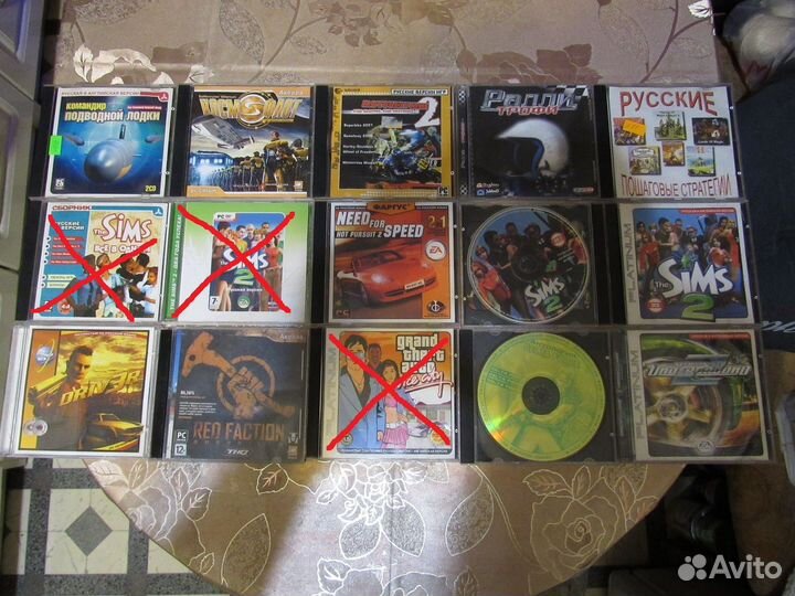 Компьютерные раритетные игры на дисках для пк