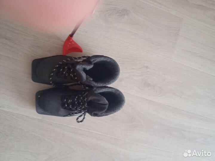 Беговые лыжи 160 см, детские с ботинками 37 размер