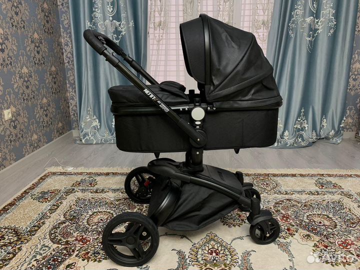 Коляска 2 в 1 эко кожа