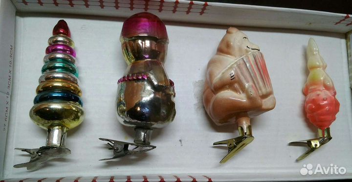 Ёлочные игрушки на прищепке