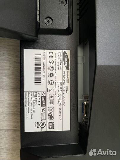 Монитор Samsung syncmaster 923nw