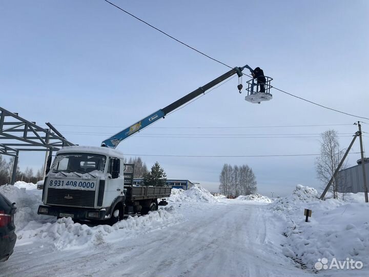 Перевозки, кран манипулятор 6 тонн