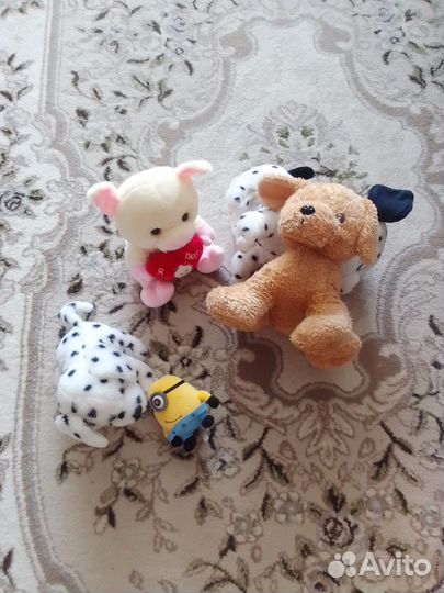 Мягкие игрушки пакетом цена за всё