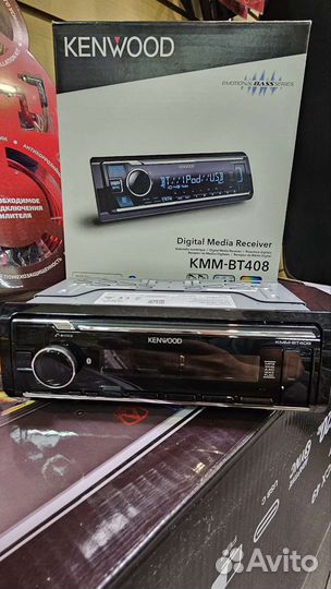 Процессорная магнитолa Kenwood kmm 408bt
