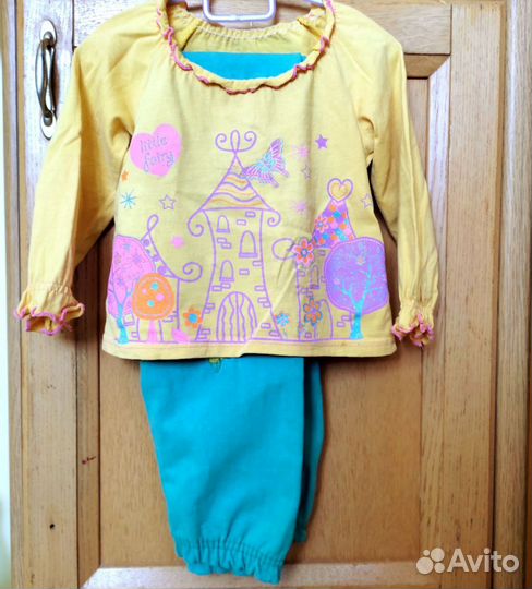 Одежда для девочки, ветровка, джинсовка, р.92-98