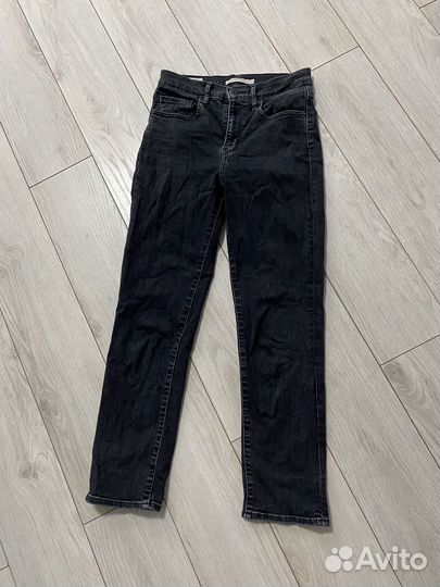 Чёрные джинсы Levi's Premium 724 27 S/М оригинал