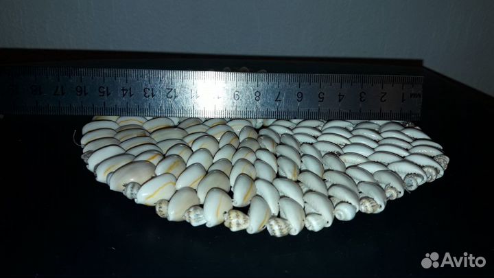 Салфетка подставка новая из ракушек (сувенир), 2шт