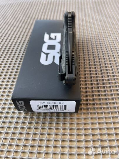 Нож складной SOG Kiku XR Blackout USA Новый