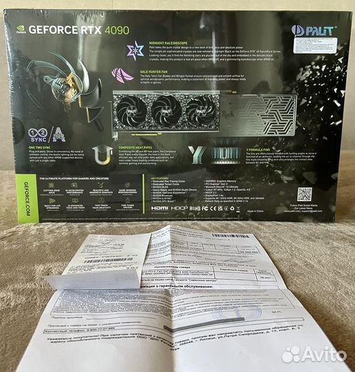 Видеокарта Palit GeForce RTX 4090 GameRock OC NEW