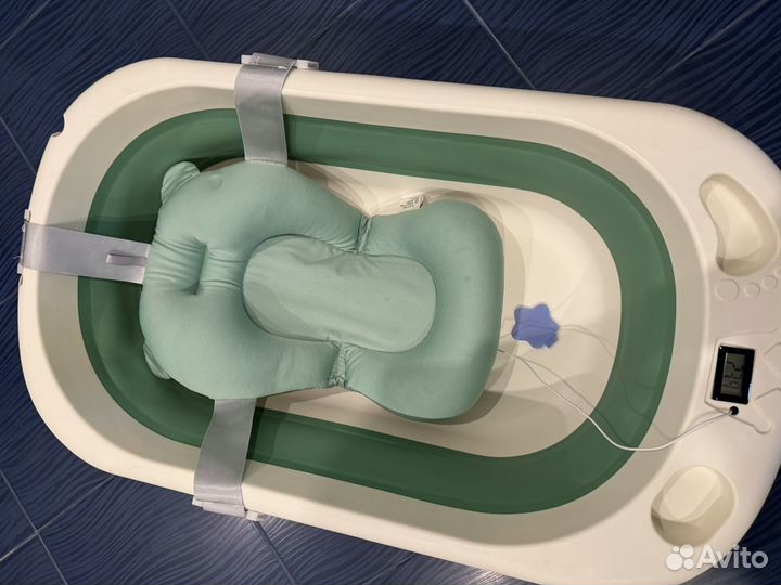 Ванночка для купания новорожденного с матрасом