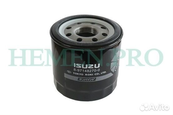 Фильтр масляный Isuzu 4HG1, 4HK1 NQR 71, 75, 90, F