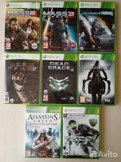 Игры на Xbox 360,все совместимы с Xbox One