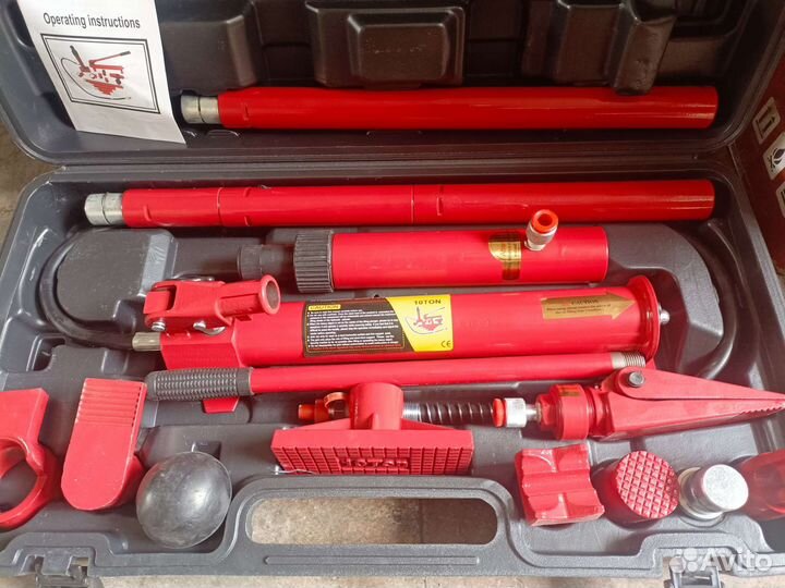 Набор гидравлических растяжек 10 т. в кейсе