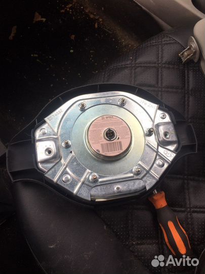 Renault logan airbag (падушка безпасности в руль)