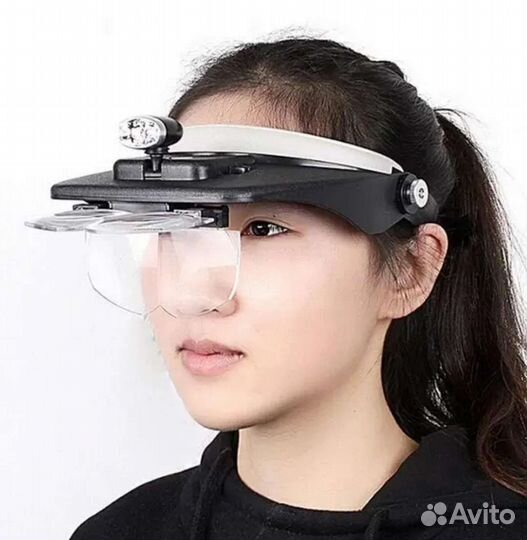 Бинокулярные очки с набором сменных линз