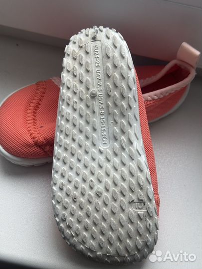 Обувь для плавания детская