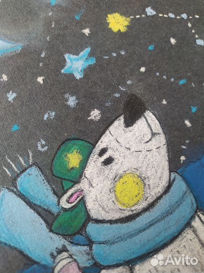 Картина пастелью для детской