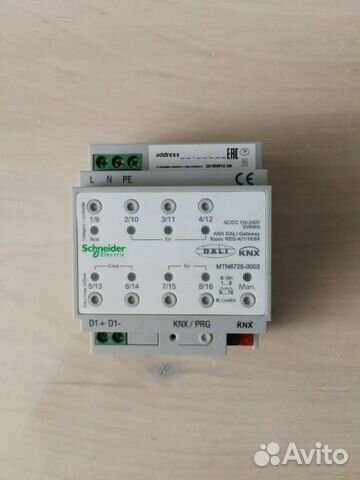 Контроллер KNX Dali-Gateway MTN 6725-0003 купить в Москве | Товары для ...