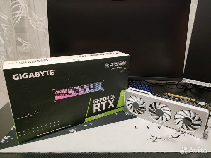 Видеокарта gigabyte GeForce RTX 3060 Ti vision OC