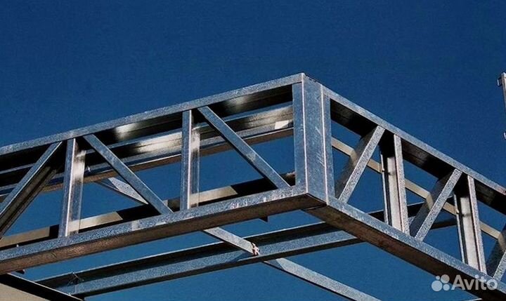 Фермы для навесов, ангаров, теплиц, гаражей