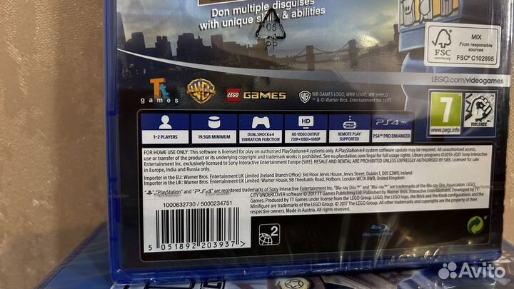 Lego City undercover ps4 Новый диск