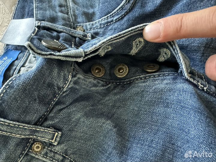 Джинсовые шорты Adidas