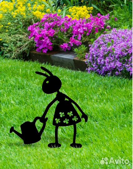 Садовые фигуры из металла