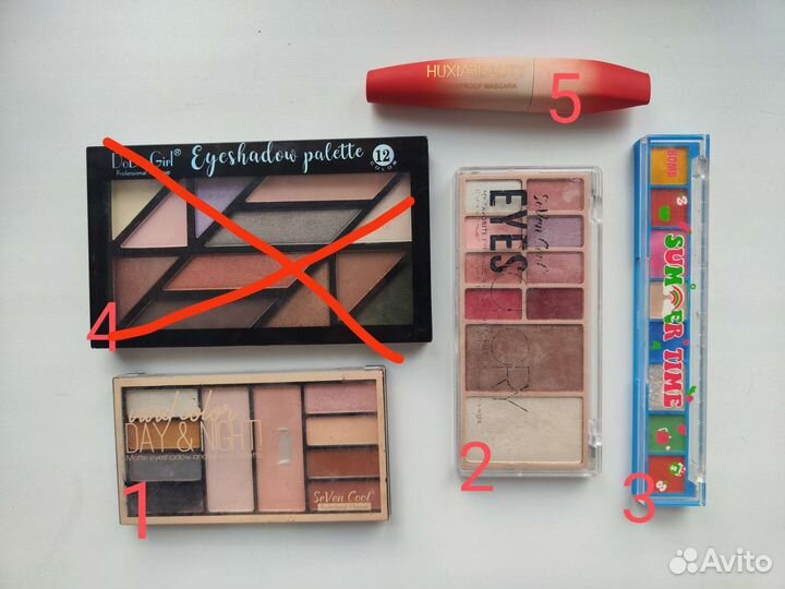 Палетки теней