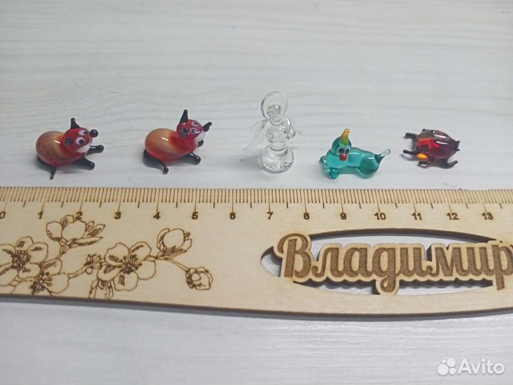 Фигурки животных из стекла