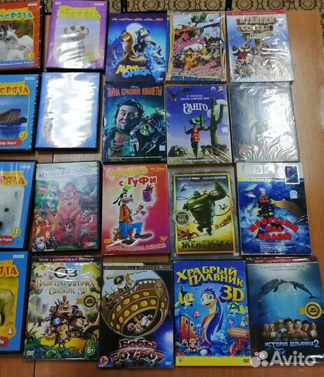 Dvd диски за 10 штук мультфильмы, фильмы