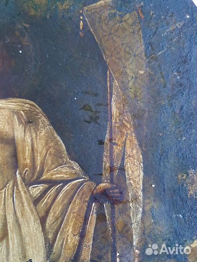 Антикварная икона Воскресение Христово