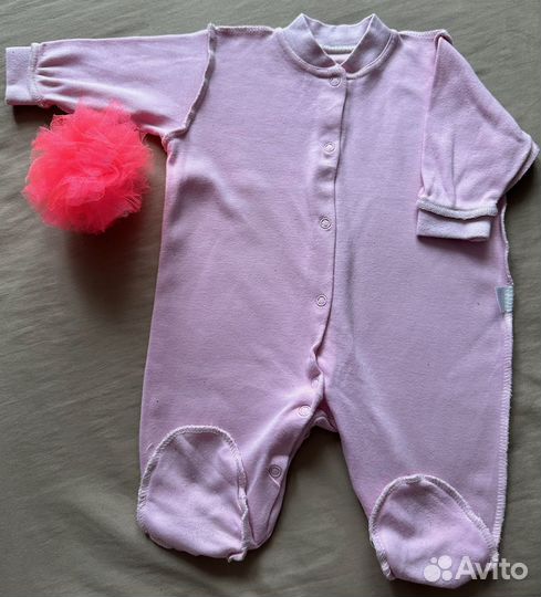 Детские вещи пакетом на девочку 50,56,62