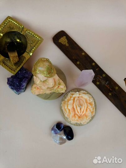 Свечи набор мать земли Гея и цветок Йони