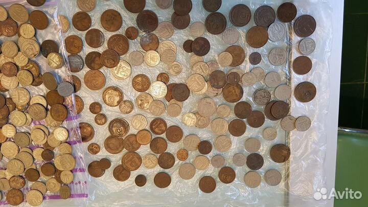 Советских монеты разного достоинства