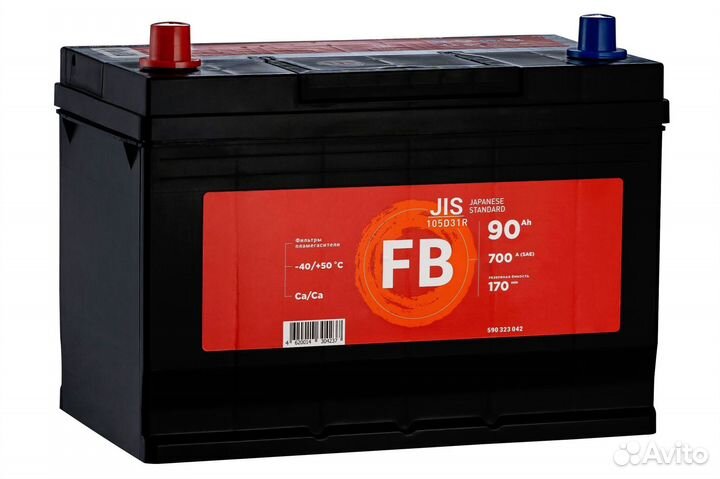 Аккумулятор FB (JIS) 6ст- 90 ач (1) D31