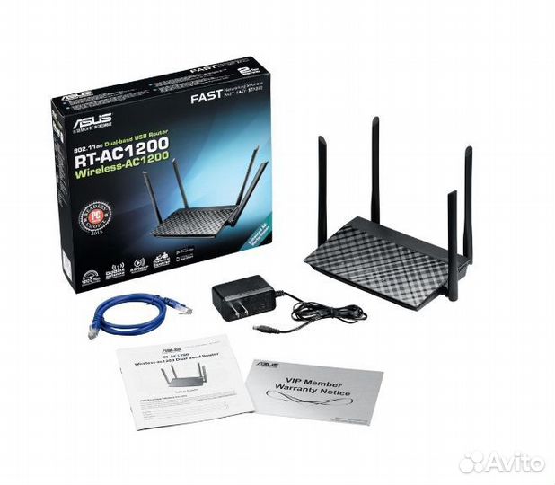 Wifi роутер asus RT-AC1200 маршрутизатор