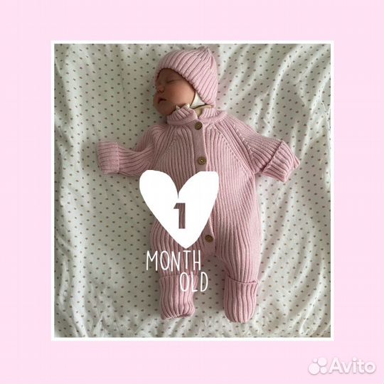 Вязаный комбинезон