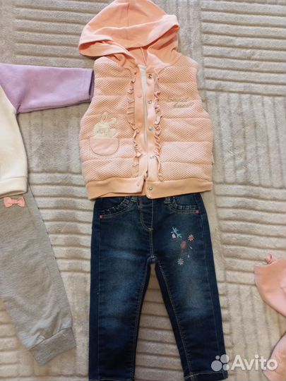 Детские вещи пакетом на девочку 74-80 Zara, hm
