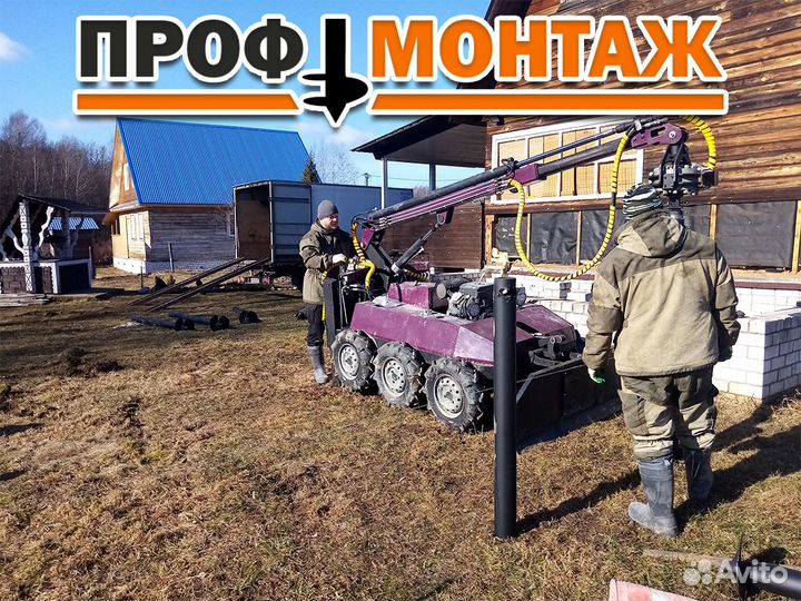 Винтовые сваи под ключ