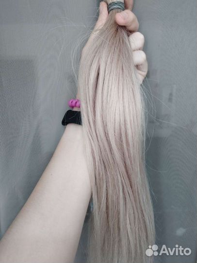 Волосы для наращивания блонд