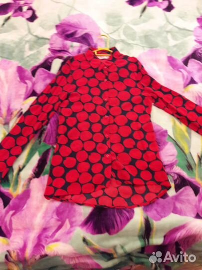 Рубашка для девочки из вискозы