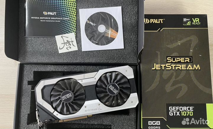 Видеокарта Gtx 1070 Palit Jetstream