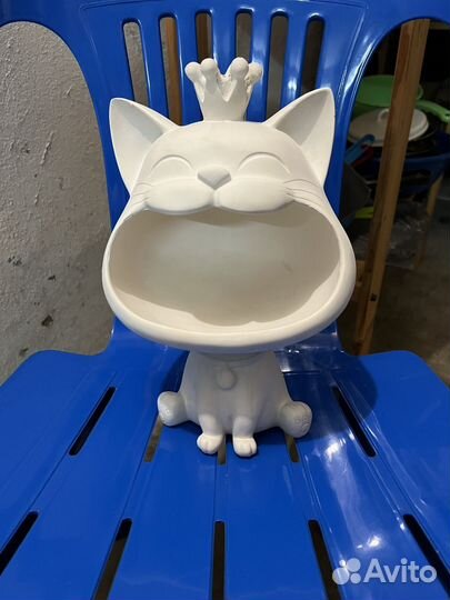 Подсвечник. Конфетница. Ключница кошка