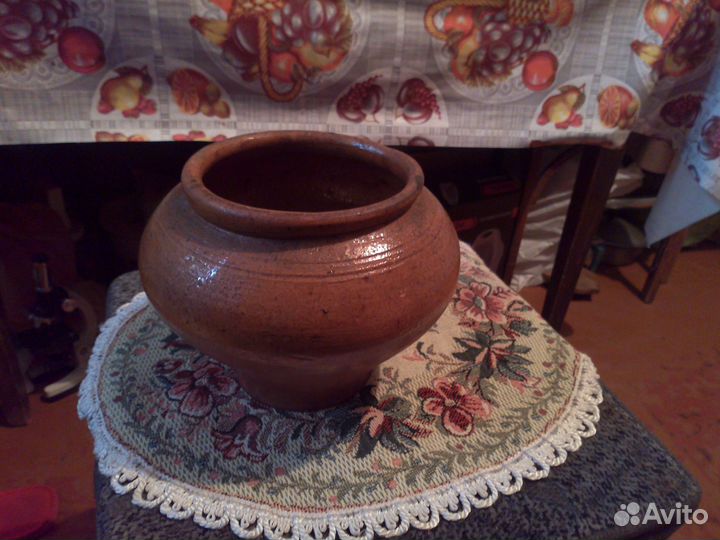 Керамические горшки СССР глянцевые много