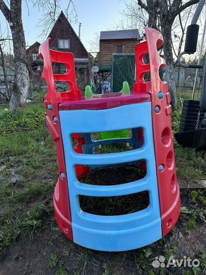 Детская горка с домиком